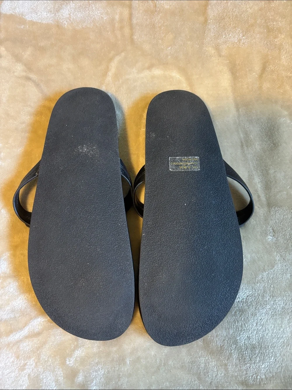 DV by Dolce Vita Black Studded Cutout Thong Sandals